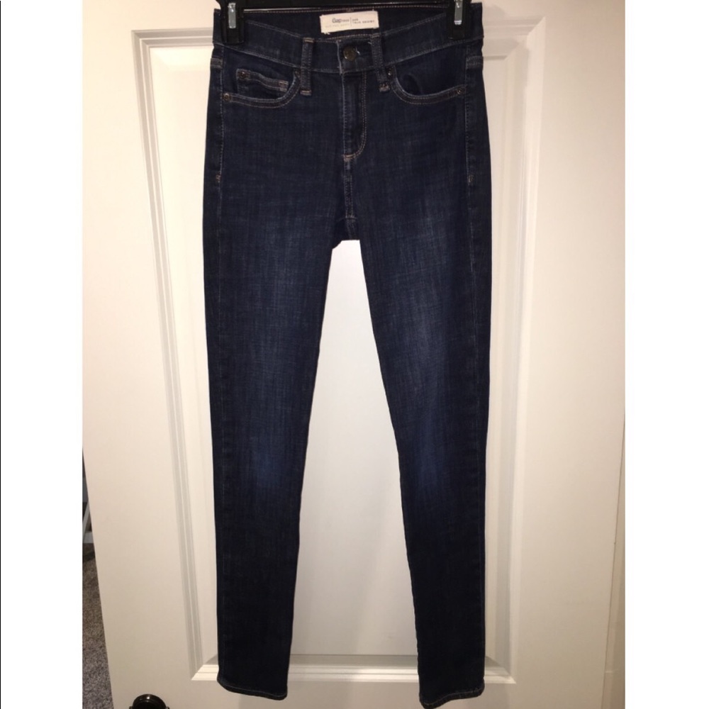 Gap Dark Blue Skinny Jeans Size 24